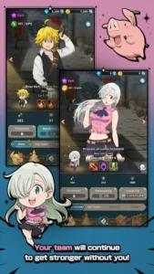 The Seven Deadly Sins: IDLE MOD APK (Menu/God mode/Damage/Defense Multiplier) 3