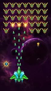 Galaxy Attack: Alien Shooter v58.7 MOD APK (Unlimited Money, Mega Menu) 1