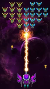 Galaxy Attack: Alien Shooter v58.7 MOD APK (Unlimited Money, Mega Menu) 3