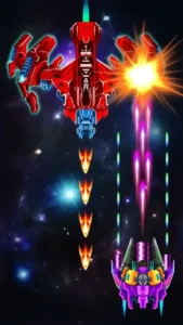 Galaxy Attack: Alien Shooter v58.7 MOD APK (Unlimited Money, Mega Menu) 4